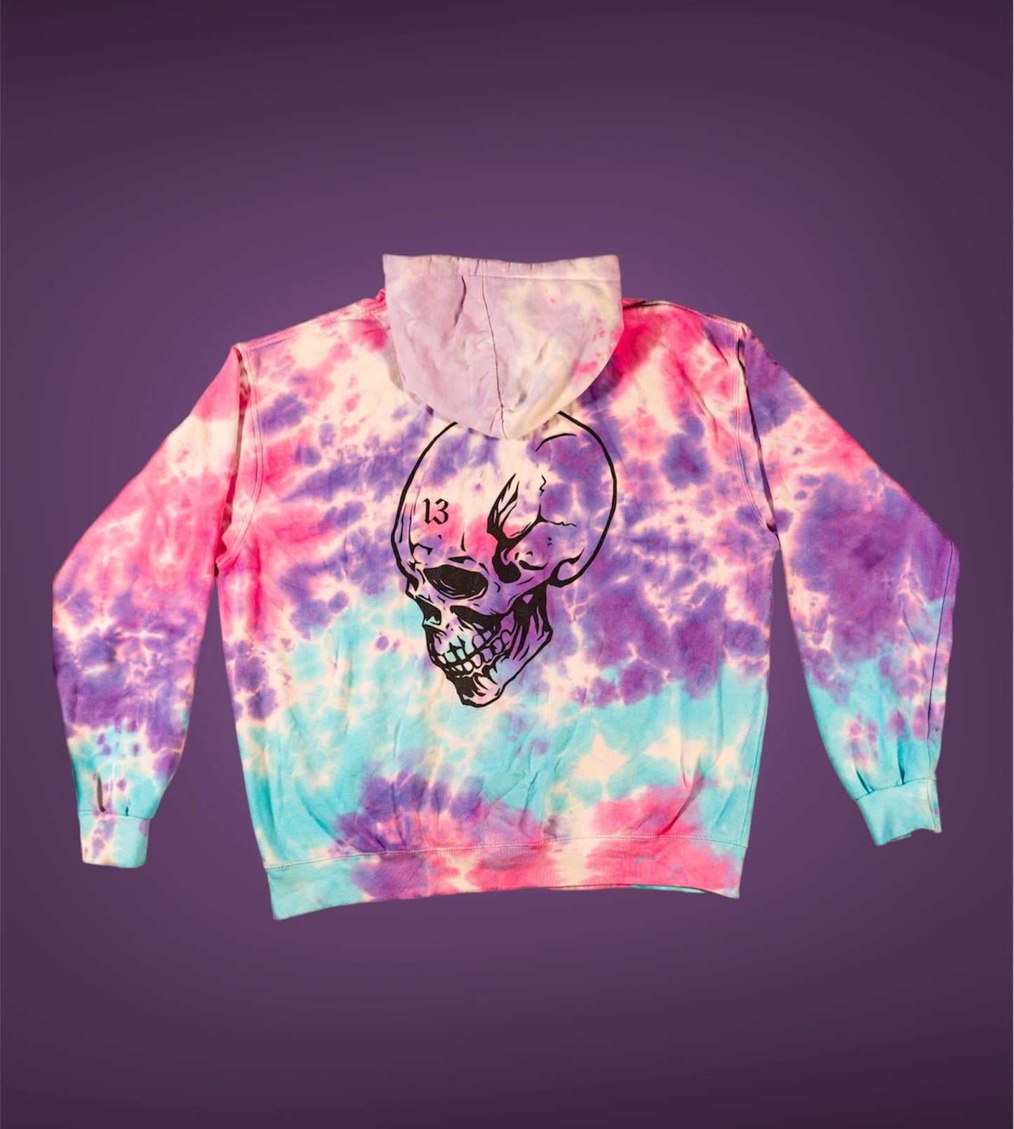 COTTON CANDY TIE-DYE HOODIE